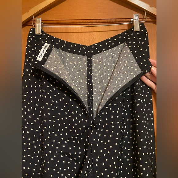 Reformation | Polka Dot Sorrenti Pants - Picture 9 of 14